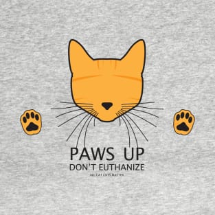 Paws Up (Orange Tabby) T-Shirt